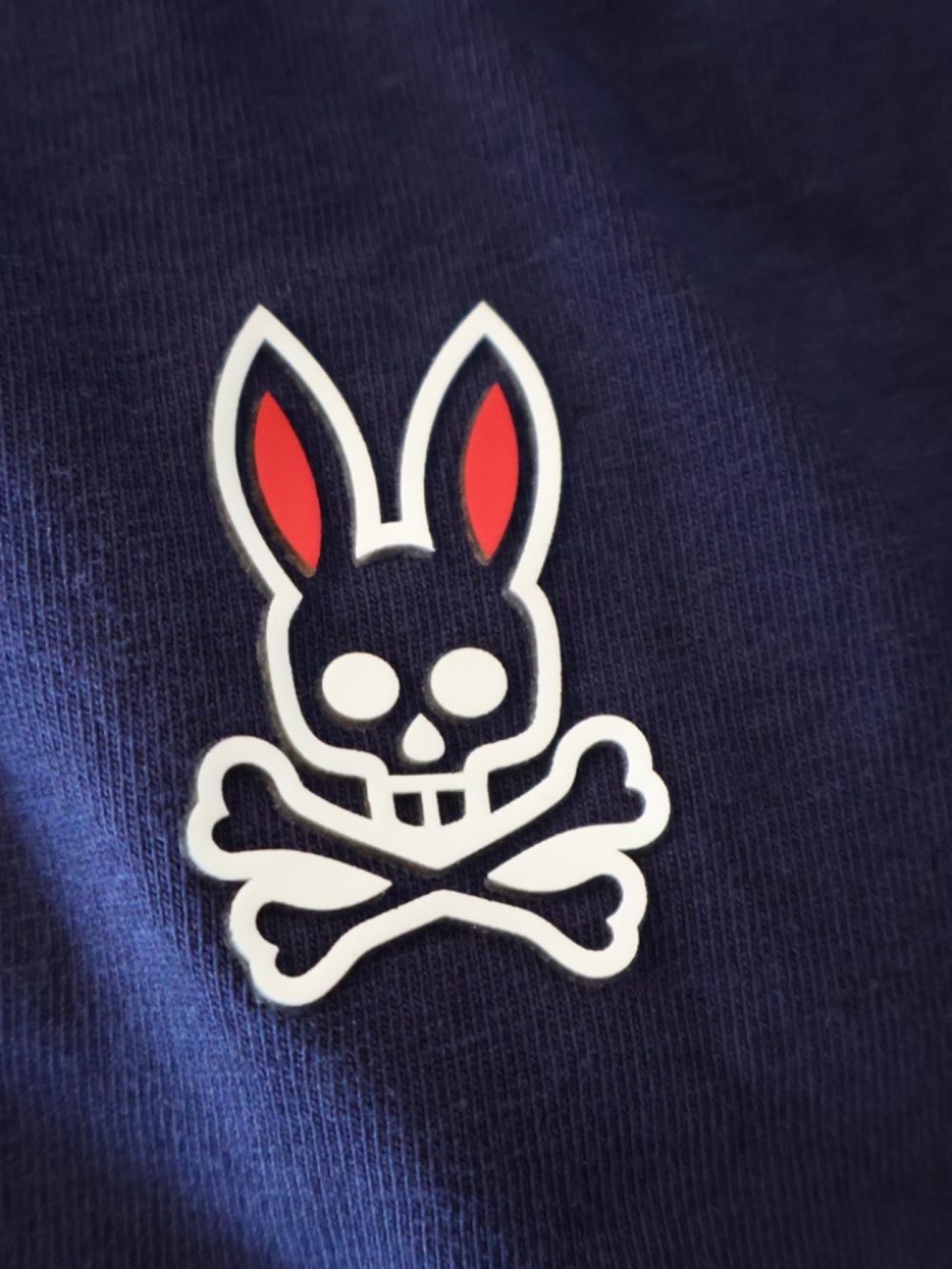 Psycho Bunny Blue V neck tshirt sz S